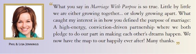 Quick Hit: A Marriage With Purpose...
